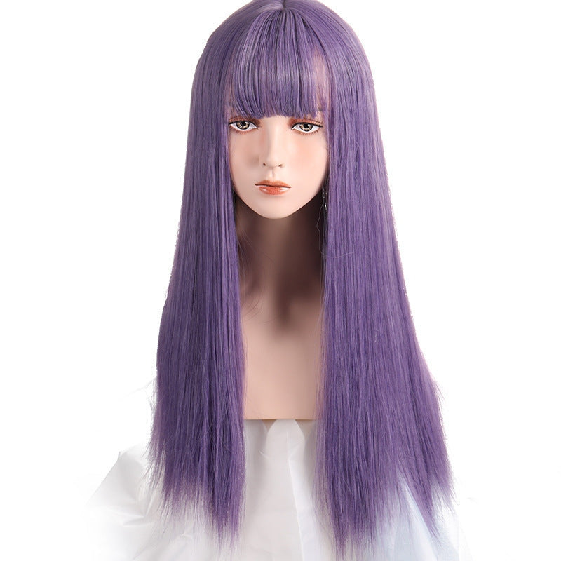 Air Bangs Human Hair Wigs