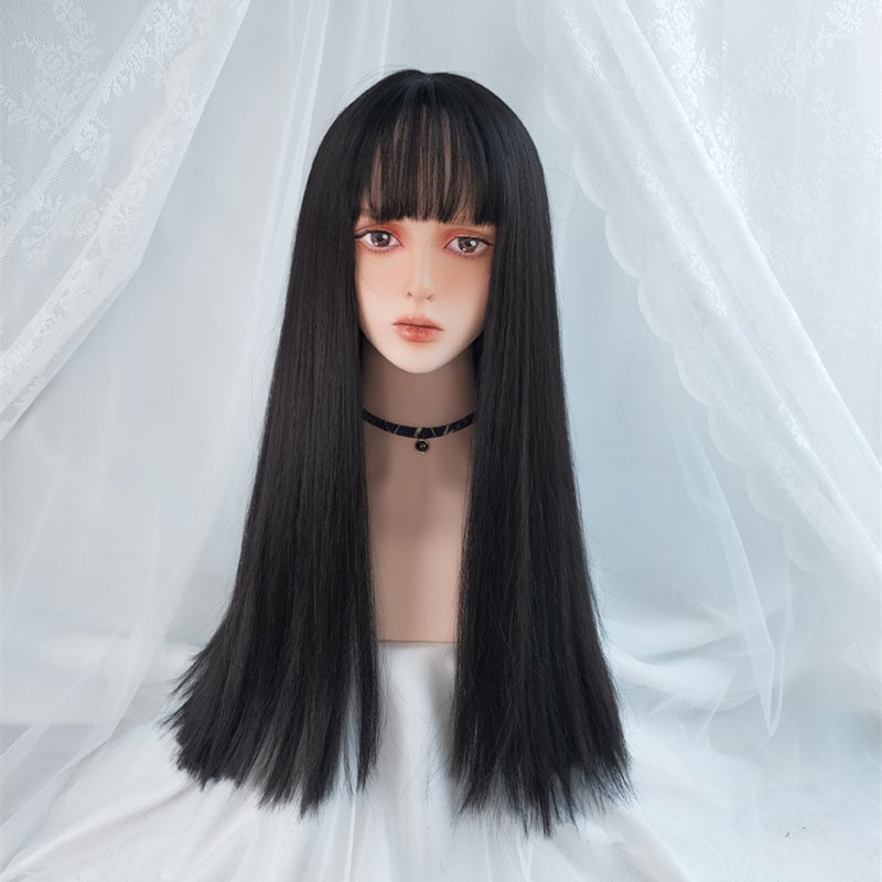 Air Bangs Human Hair Wigs