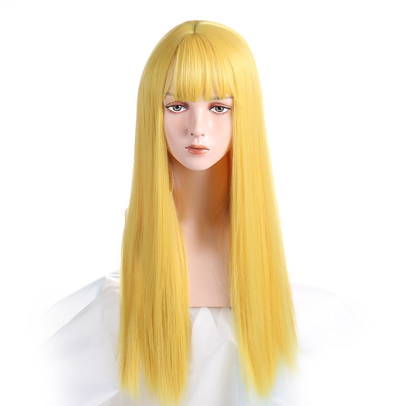 Air Bangs Human Hair Wigs