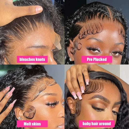 Water Deep Wave Human Hair Wigs